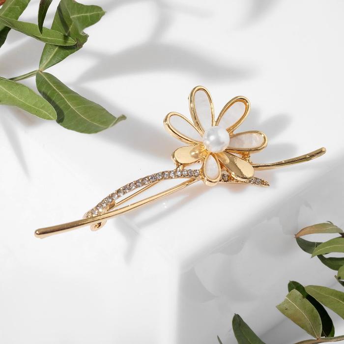 Брошь "Цветок" нежность, цвет белый в золоте
Брошь "Цветок" нежность, цвет белый в золоте