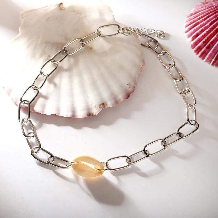 Колье "Цепь морская" цвет белый в серебре ,30см
Колье "Цепь морская" цвет белый в серебре ,30см