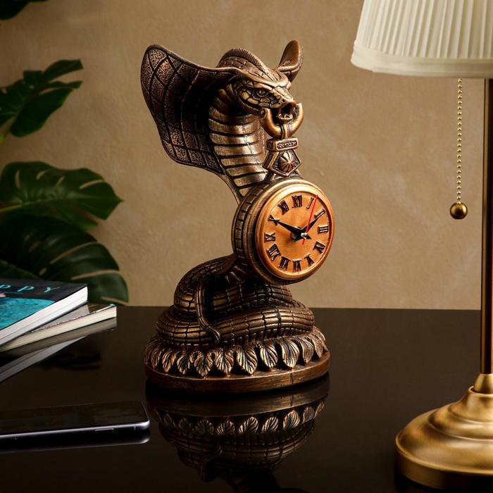 Часы "Кобра", коричнево-золотистые
Часы "Кобра", коричнево-золотистые