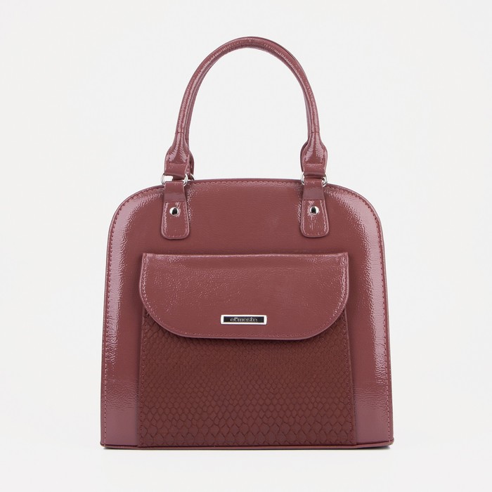 Сумка деловая, отдел на молнии, 2 наружных кармана, цвет бордовый
Сумка деловая, отдел на молнии, 2 наружных кармана, цвет бордовый