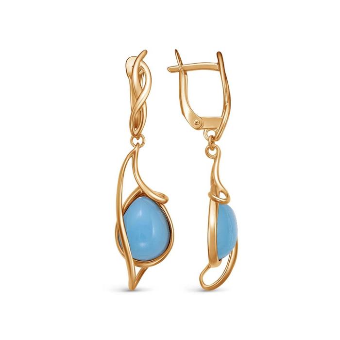Серьги "Халцедон" овал, позолота
Серьги "Халцедон" овал, позолота