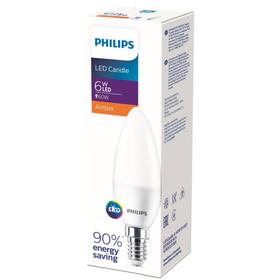 Лампа светодиодная Ecohome LEDCandle 6-60W E14 827 B35NDFR RCA Philips 929002273637
Лампа светодиодная Ecohome LEDCandle 6-60W E14 827 B35NDFR RCA Philips 929002273637