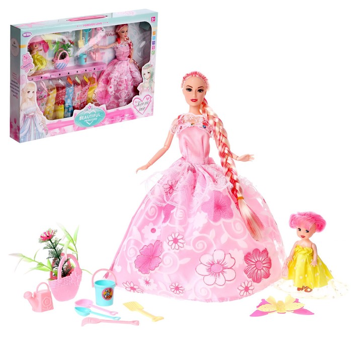 Кукла-модель шарнирная «Лиза» с малышкой, набором платьев и аксессуарами
Кукла-модель шарнирная «Лиза» с малышкой, набором платьев и аксессуарами