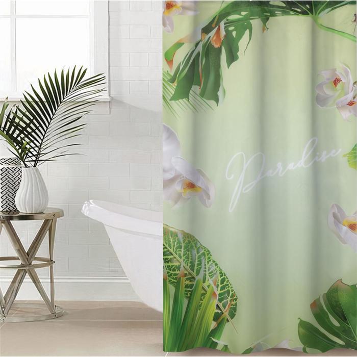 Штора для ванной комнаты «Рай», 145×180 см, оксфорд
Штора для ванной комнаты «Рай», 145×180 см, оксфорд