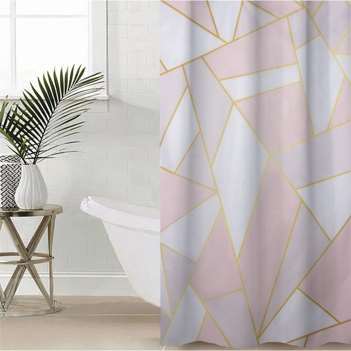 Штора для ванной комнаты «Витраж», 145×180 см, оксфорд
Штора для ванной комнаты «Витраж», 145×180 см, оксфорд