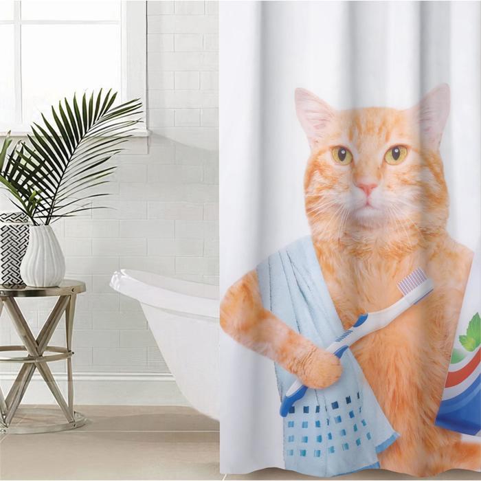 Штора для ванной комнаты «Ежедневные процедуры», 145×180 см, оксфорд
Штора для ванной комнаты «Ежедневные процедуры», 145×180 см, оксфорд