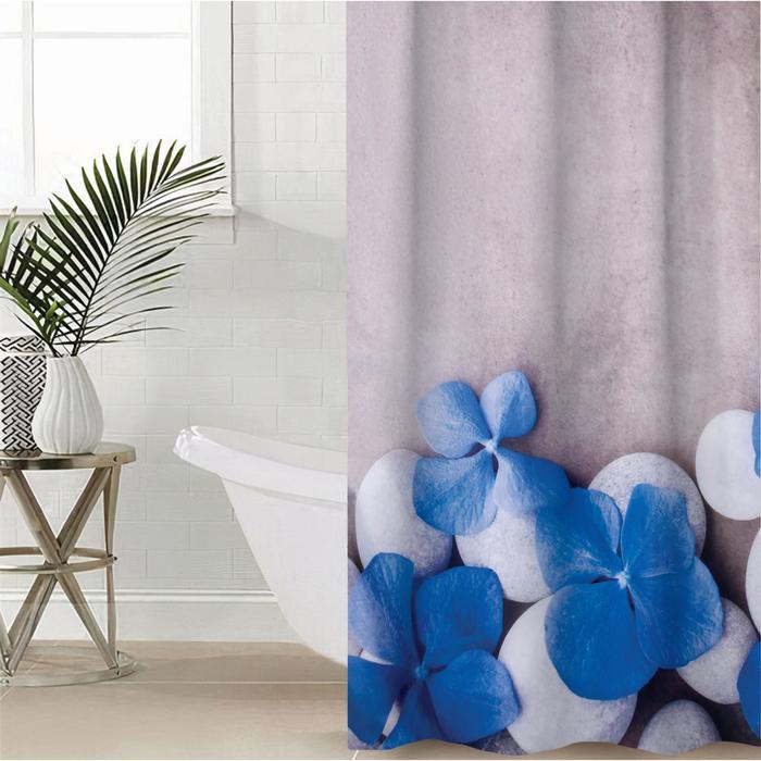 Штора для ванной комнаты «Синяя плюмерия», 145×180 см, оксфорд
Штора для ванной комнаты «Синяя плюмерия», 145×180 см, оксфорд