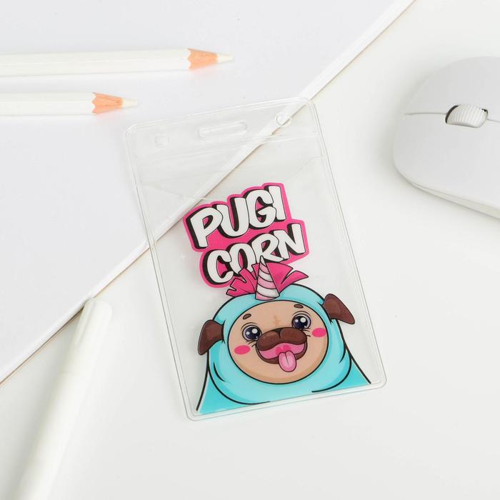 Чехол для бейджа Pugicorn 
Чехол для бейджа Pugicorn