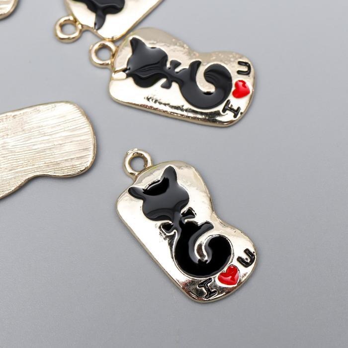 Декор для творчества металл "Чёрный котик" золото 2,1х1,1 см
Декор для творчества металл "Чёрный котик" золото 2,1х1,1 см