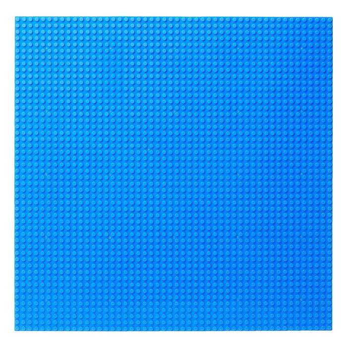 фото Пластина основание для конструктора"игровое поле" 40×40×0,5 см, синий