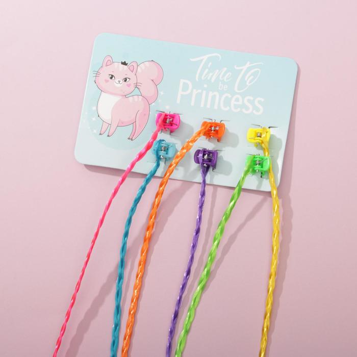 Цветные пряди для волос на крабике Time to be Princess (6 шт)
Цветные пряди для волос на крабике Time to be Princess (6 шт)