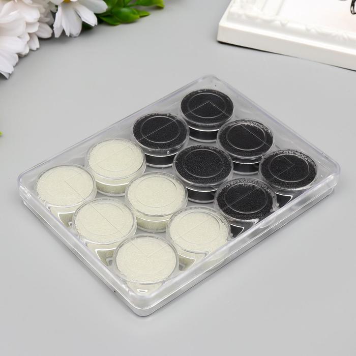 Микробисер стекло "Классика - чёрный/белый" МИКС 1 баночка=10 гр=1 набор
Микробисер стекло "Классика - чёрный/белый" МИКС 1 баночка=10 гр=1 набор