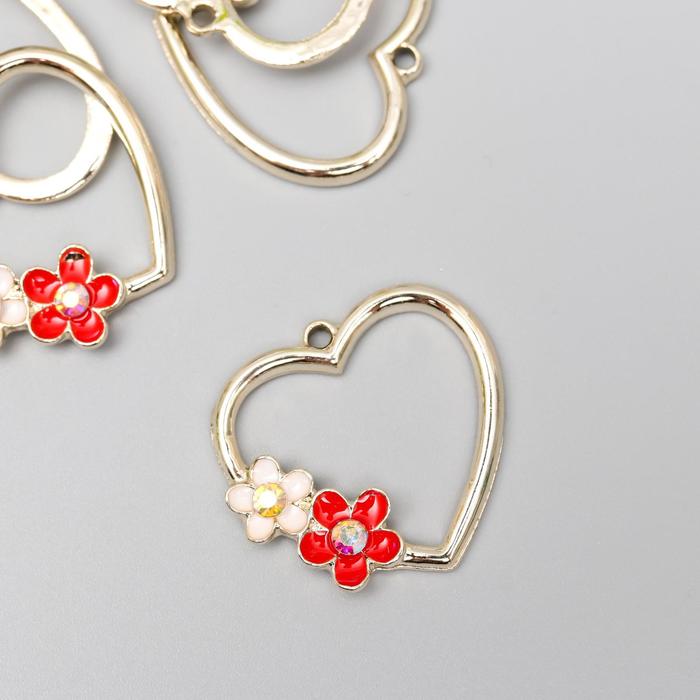 Декор для творчества металл "Сердце с цветочками" золото, эмаль, стразы 2,3х2 см
Декор для творчества металл "Сердце с цветочками" золото, эмаль, стразы 2,3х2 см