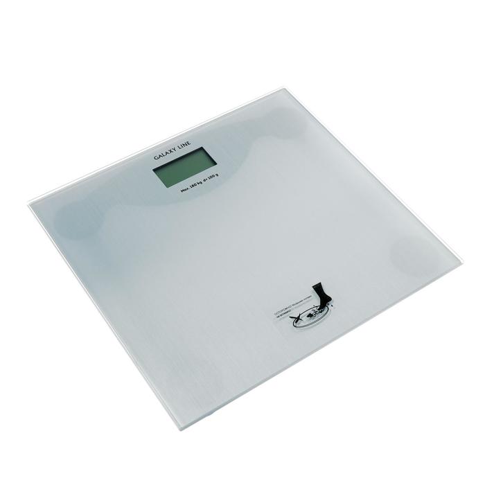 Весы напольные Galaxy GL 4811, электронные, до 180 кг, 1хCR2032, стекло, серебристые
Весы напольные Galaxy GL 4811, электронные, до 180 кг, 1хCR2032, стекло, серебристые