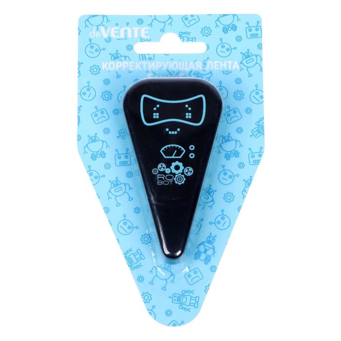 Корректирующая лента 5 мм х 6 м, deVENTE Robot, регулировка натяжения ленты, фронтальный аппликатор, в картонном блистере
Корректирующая лента 5 мм х 6 м, deVENTE Robot, регулировка натяжения ленты, фронтальный аппликатор, в картонном блистере