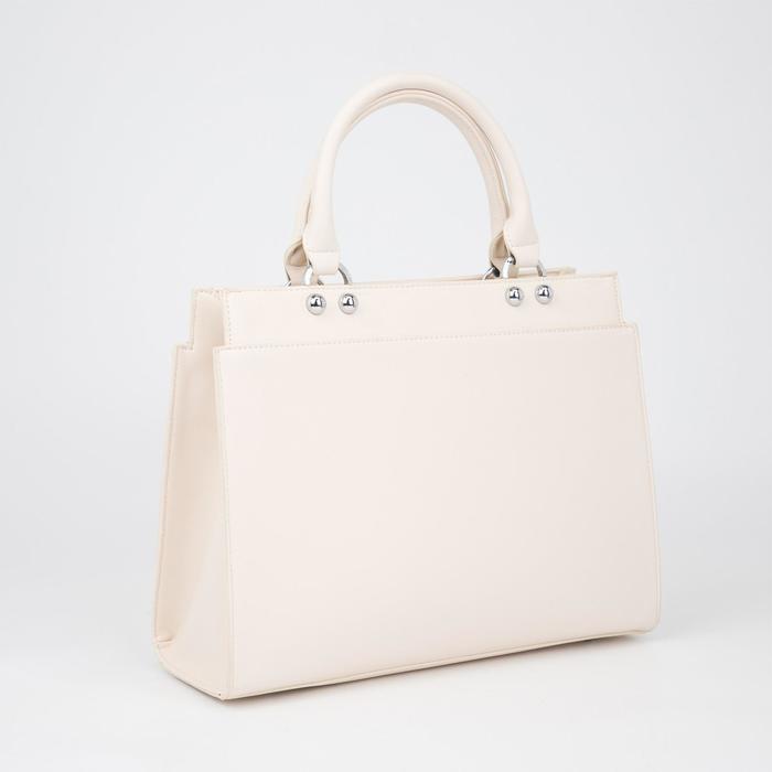 Тоут, отдел на молнии, наружный карман, цвет молочный
Тоут, отдел на молнии, наружный карман, цвет молочный