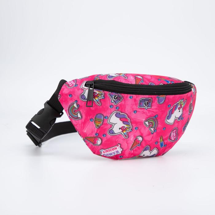 Сумка на пояс Единорог L-20-14, 22*6*11, отд на молнии, розовый
Сумка на пояс Единорог L-20-14, 22*6*11, отд на молнии, розовый