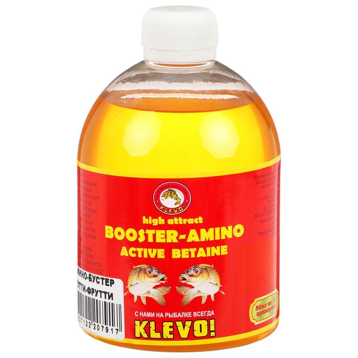 Амино-бустер для насадок и прикормок, тутти-фрутти
Амино-бустер для насадок и прикормок, тутти-фрутти