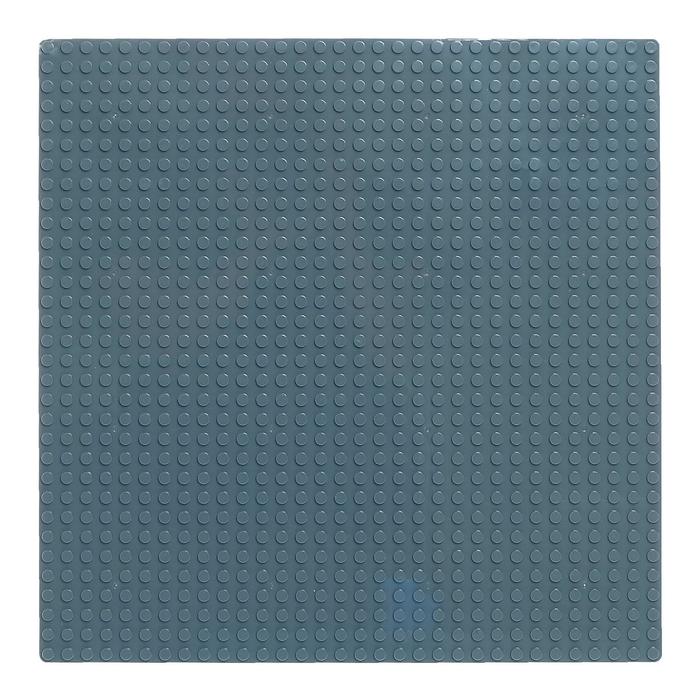 фото Пластина-основание для конструктора, 25,5*25,5 см, цвет тёмно-серый