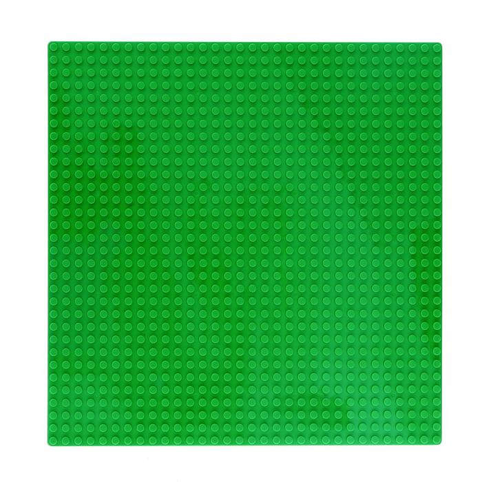 фото Пластина-основание для конструктора, 25,5×25,5 см, цвет салатовый