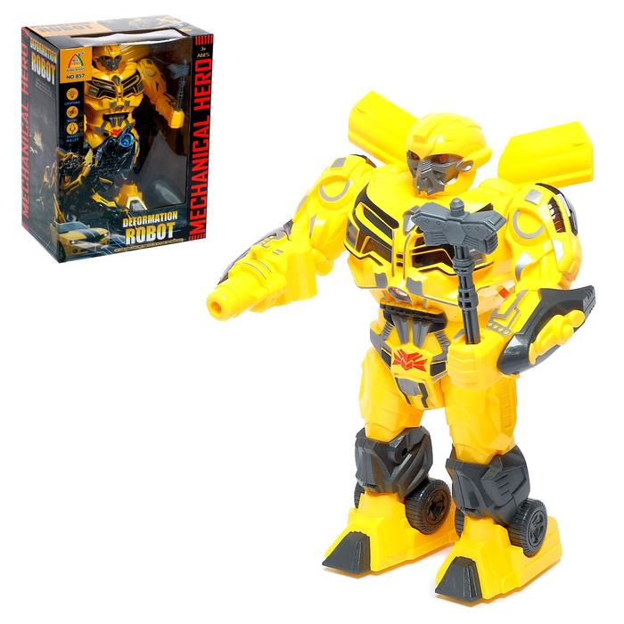 Робот «Автобот», световые и звуковые эффекты, работает от батареек 
Робот «Автобот», световые и звуковые эффекты, работает от батареек