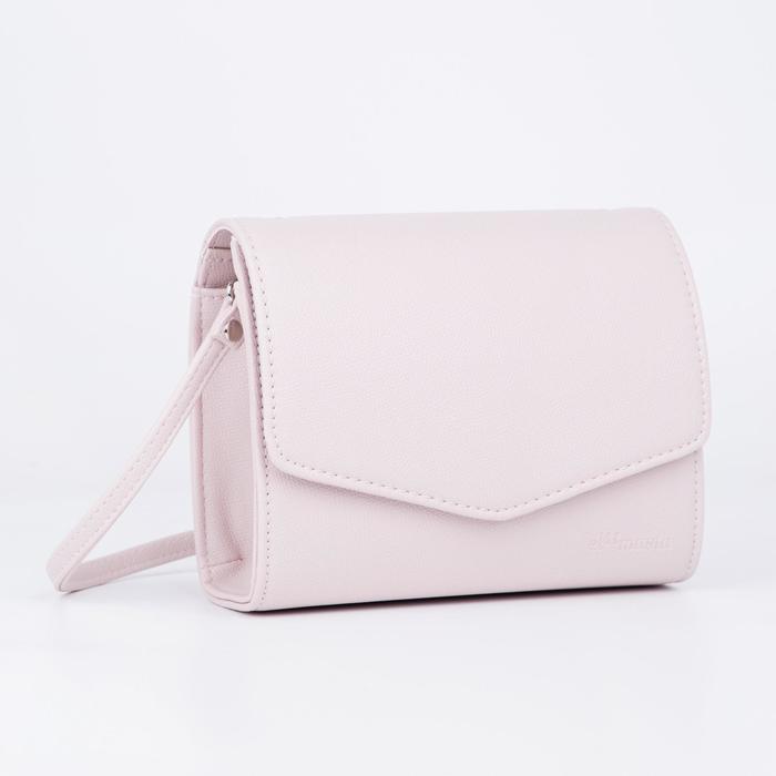 Сумка-мессенджер на клапане, регулируемый ремень, цвет розовый
Сумка-мессенджер на клапане, регулируемый ремень, цвет розовый