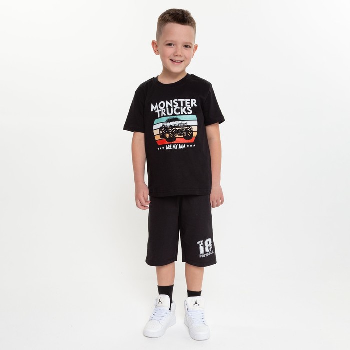 Шорты для мальчика, цвет чёрный, рост 140 см
Шорты для мальчика, цвет чёрный, рост 140 см