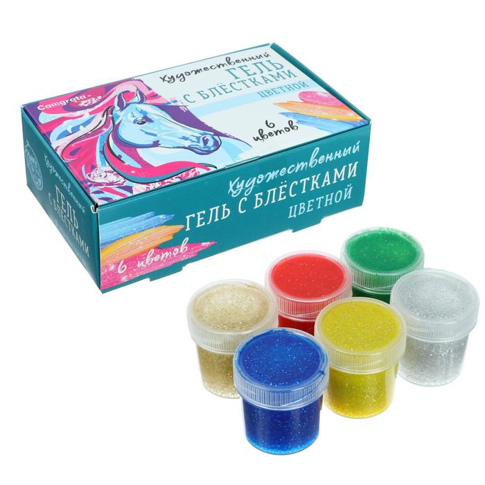 Гель с блёстками в банке набор 6 цв по 20 мл Calligrata в карт.короб
Гель с блёстками в банке набор 6 цв по 20 мл Calligrata в карт.короб