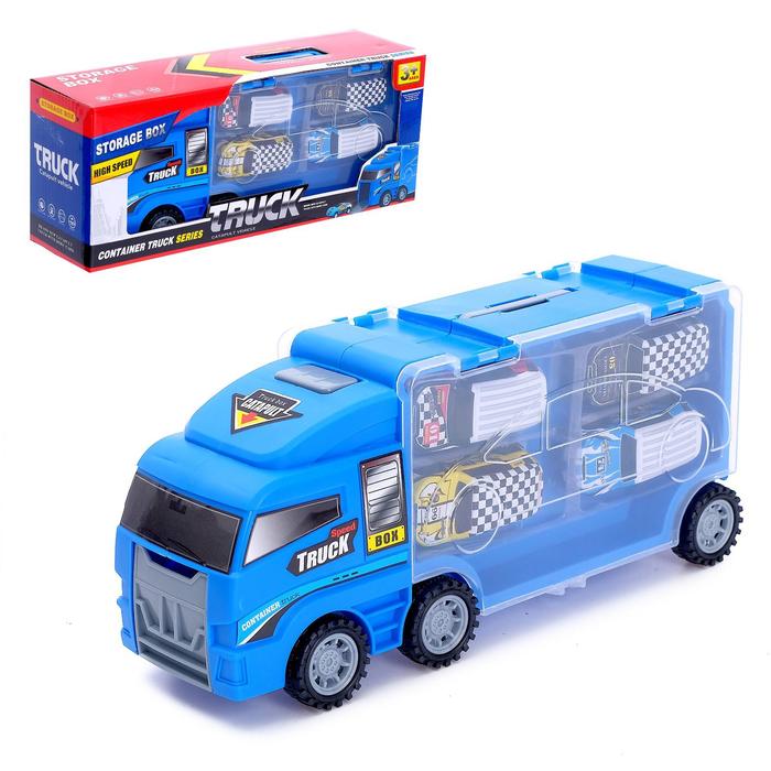 Гараж детский «Грузовик. Автовоз», 4 машинки в комплекте, МИКС
Гараж детский «Грузовик. Автовоз», 4 машинки в комплекте, МИКС