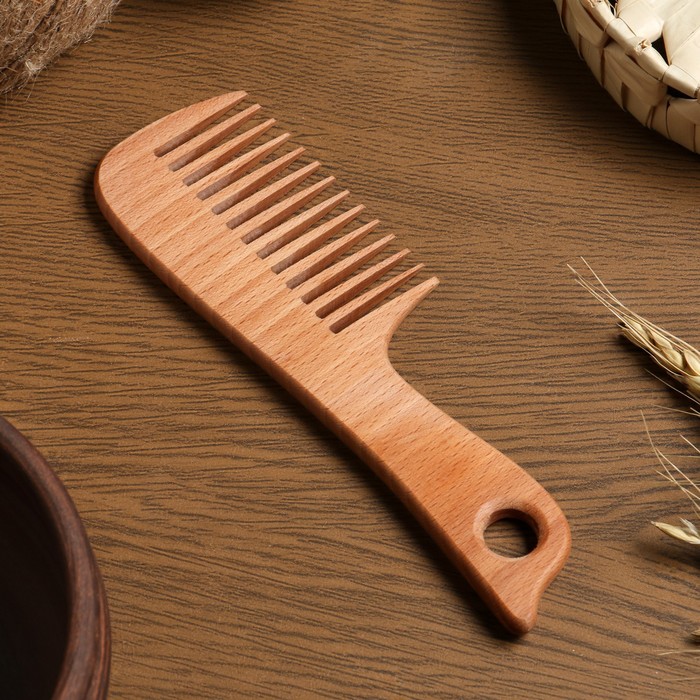 Расческа с ручкой,19 см, бук
Расческа с ручкой,19 см, бук