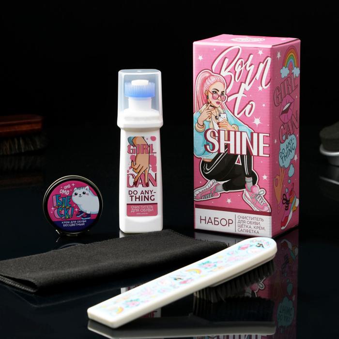 Набор для ухода за обувью «Котики» : очиститель, щётка, крем, тряпка
Набор для ухода за обувью «Котики» : очиститель, щётка, крем, тряпка