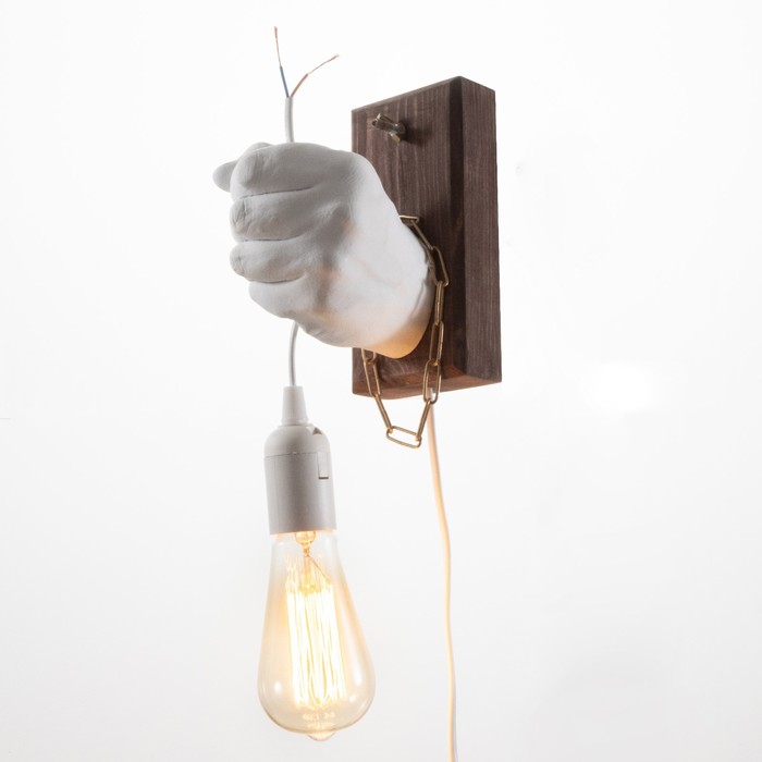 Бра "Левая рука" E27 60Вт белый 18х18х10 см
Бра "Левая рука" E27 60Вт белый 18х18х10 см