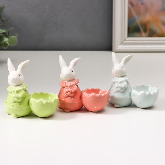 Сувенир керамика подставка "Белый кролик с цветком, наряд в горох" МИКС 8,5х4,6х9 см
Сувенир керамика подставка "Белый кролик с цветком, наряд в горох" МИКС 8,5х4,6х9 см