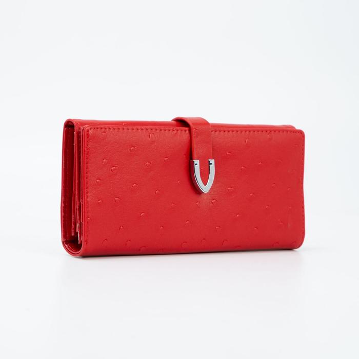 Кошелёк на кнопке, цвет красный
Кошелёк на кнопке, цвет красный