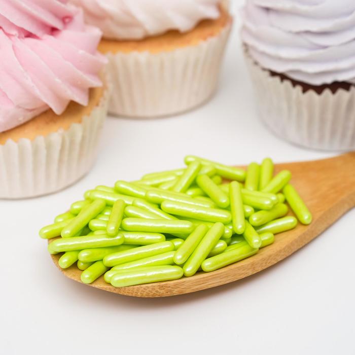 Кондитерская посыпка палочки, зелёный хром, 50 г
Кондитерская посыпка палочки, зелёный хром, 50 г