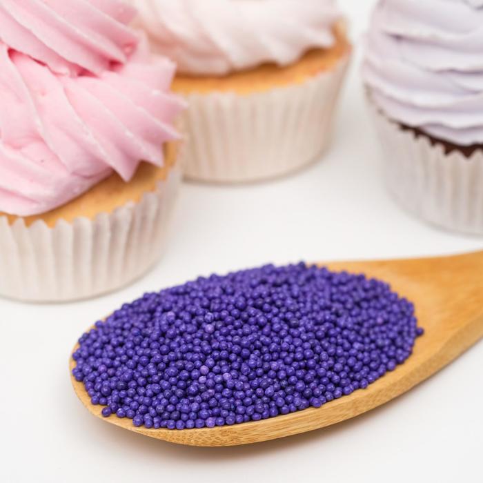 Кондитерская посыпка шарики 2 мм, фиолетовые перламутровые, 50 г
Кондитерская посыпка шарики 2 мм, фиолетовые перламутровые, 50 г