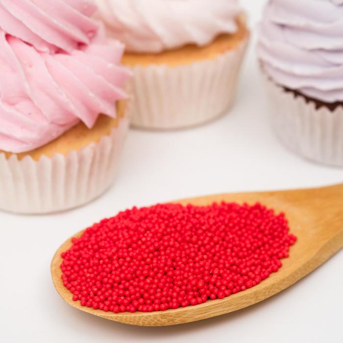 Кондитерская посыпка шарики 2 мм, красные перламутровые, 50 г
Кондитерская посыпка шарики 2 мм, красные перламутровые, 50 г