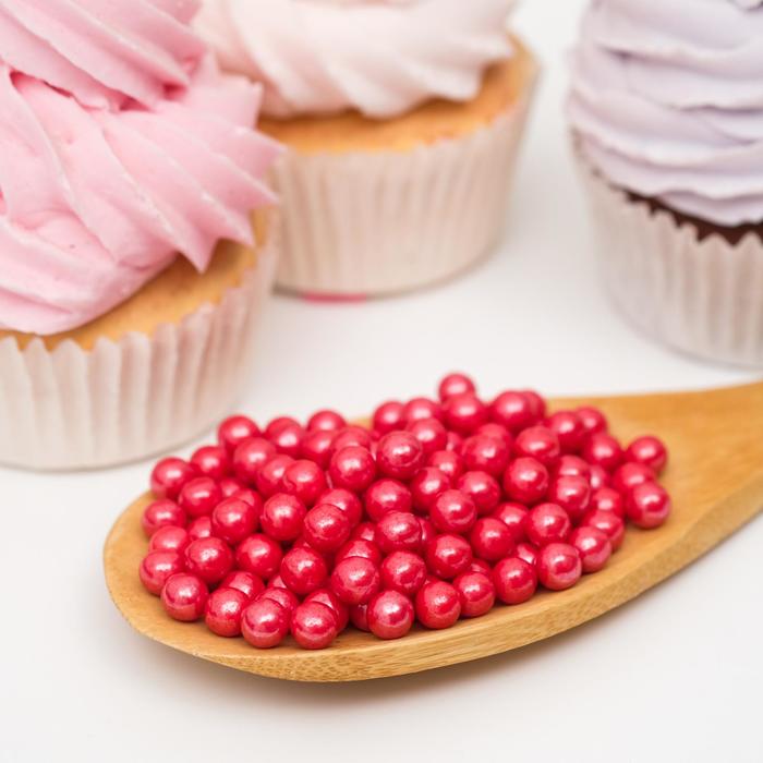 Кондитерская посыпка шарики 6 мм, красные глянцевые, 50 г
Кондитерская посыпка шарики 6 мм, красные глянцевые, 50 г