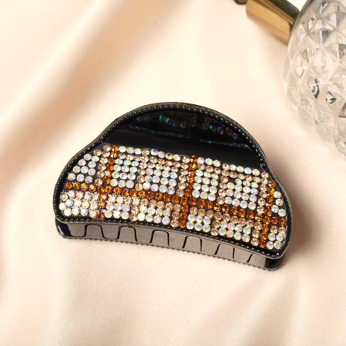 Краб для волос "Лана" клетка дуга, 6 см
Краб для волос "Лана" клетка дуга, 6 см