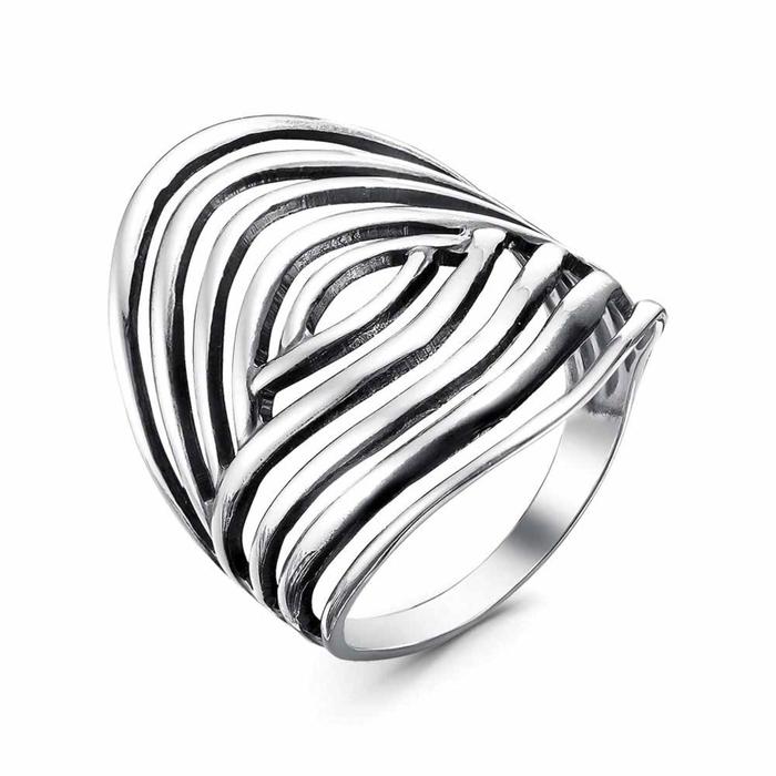 Кольцо "Минимал" волны, посеребрение с оксидированием, 19 размер
Кольцо "Минимал" волны, посеребрение с оксидированием, 19 размер