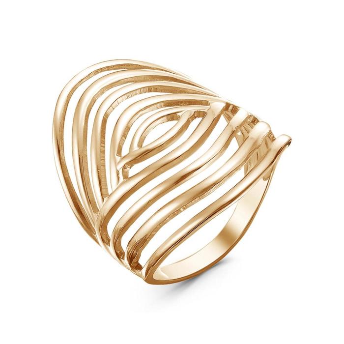Кольцо "Минимал" волны, позолота, 20 размер
Кольцо "Минимал" волны, позолота, 20 размер