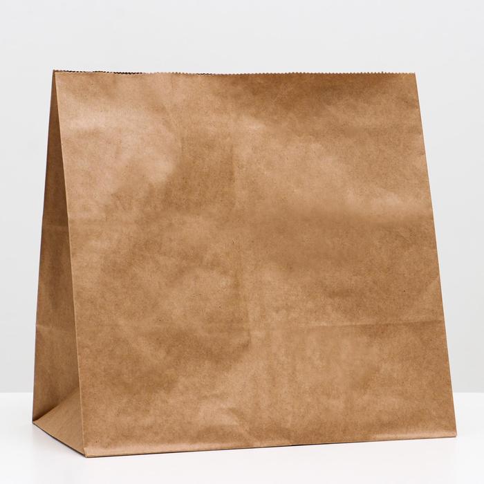 Пакет крафт, без ручек, 32 х 20 х 32 см
Пакет крафт, без ручек, 32 х 20 х 32 см