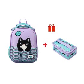Рюкзак каркасный Hatber Ergonomic Classic "MEOW Смешной котик", 37 х 29 х 17 см, с термосумкой
Рюкзак каркасный Hatber Ergonomic Classic "MEOW Смешной котик", 37 х 29 х 17 см, с термосумкой