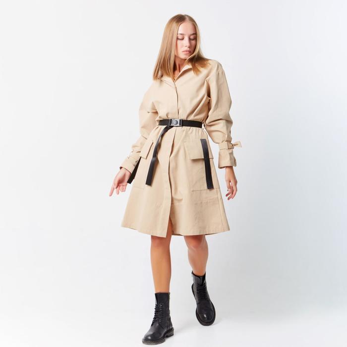 Платье женское на поясе MIST, р. 40-42, бежевый
Платье женское на поясе MIST, р. 40-42, бежевый