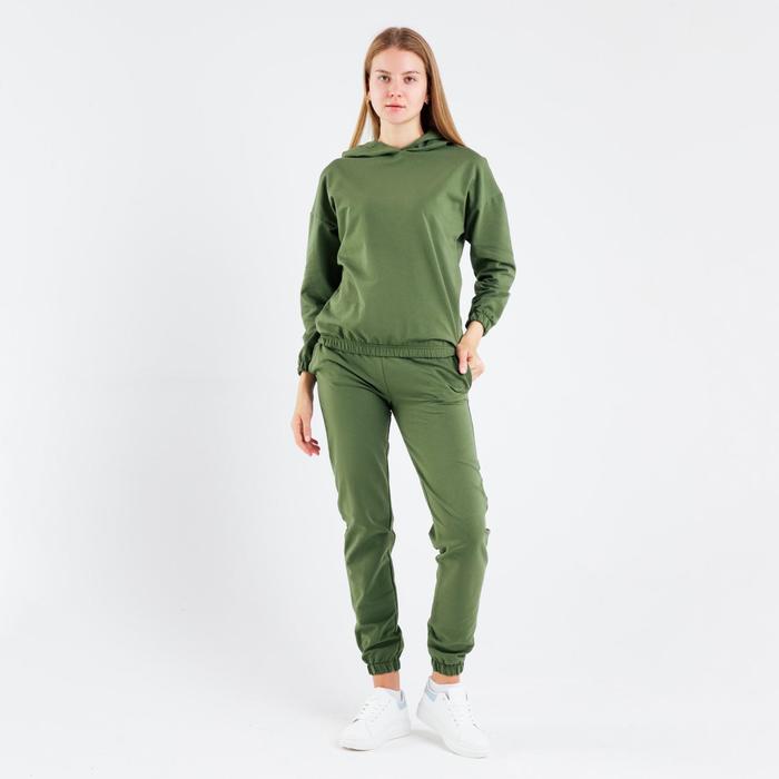 Костюм женский, цвет хаки, размер 46
Костюм женский, цвет хаки, размер 46