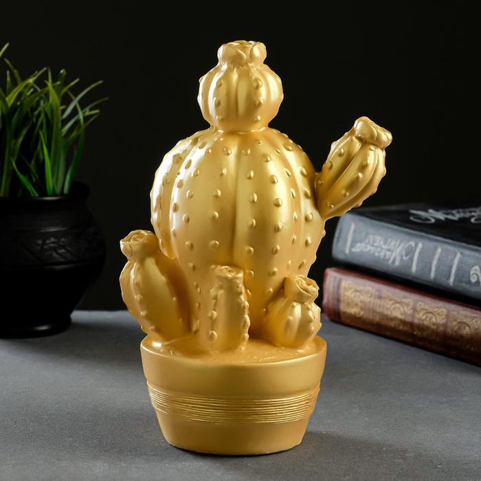 Копилка "Кактус" золото, 10х13х22см
Копилка "Кактус" золото, 10х13х22см