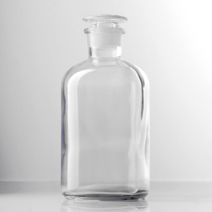 Склянки для реактивов из светлого стекла с узкой горловиной и притертой пробкой 500 мл
Склянки для реактивов из светлого стекла с узкой горловиной и притертой пробкой 500 мл