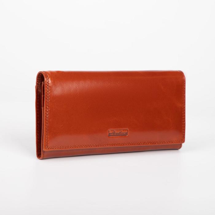 Кошелёк женский, 3 отдела на магните, цвет рыжий
Кошелёк женский, 3 отдела на магните, цвет рыжий