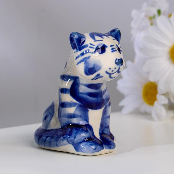 Сувенир "Тигр Тигран", 7 см, гжель
Сувенир "Тигр Тигран", 7 см, гжель