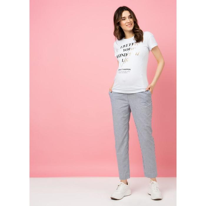 Брюки для беременных «Джорджи», размер 48, цвет голубой
Брюки для беременных «Джорджи», размер 48, цвет голубой